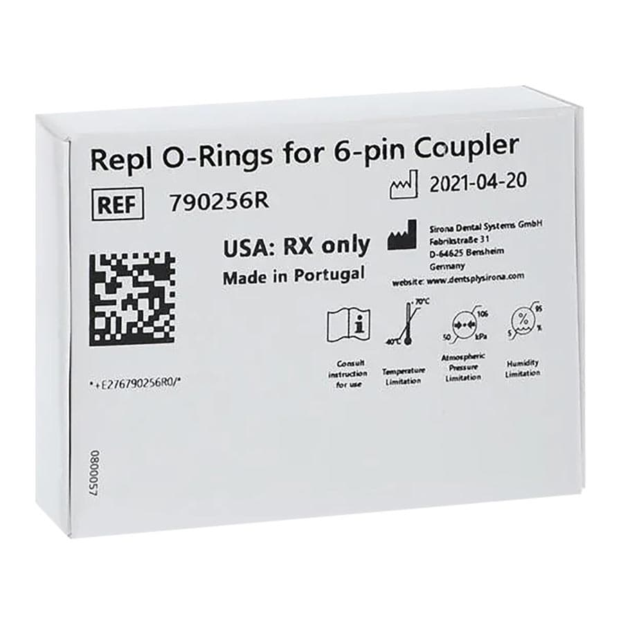 Dentsply Sirona Midwest 6-Pin Coupler O-Ring Set, 2/Pkg, 790256R thumbnail 7