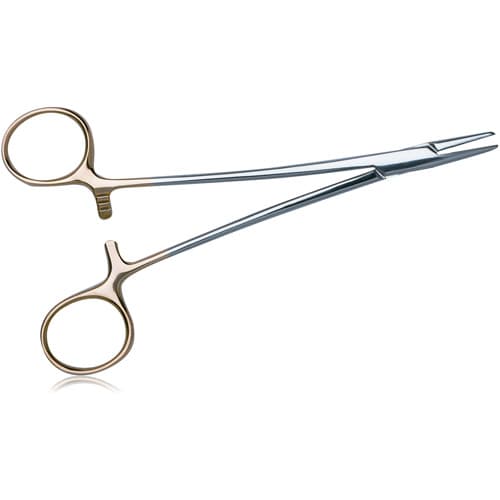 Premier Crile-Wood 6" Needle Holder with TC Tungsten Carbide Inserts and Gold Handle, 15.2cm, 01KEZKNM9DYE0KB887X25R4090 thumbnail 4