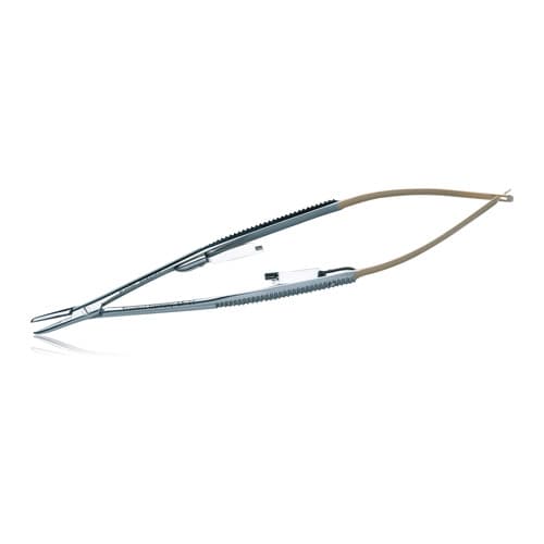 Premier Castroviejo TC Needle Holder with Tungsten Carbide Inserts and Gold Handle thumbnail 3