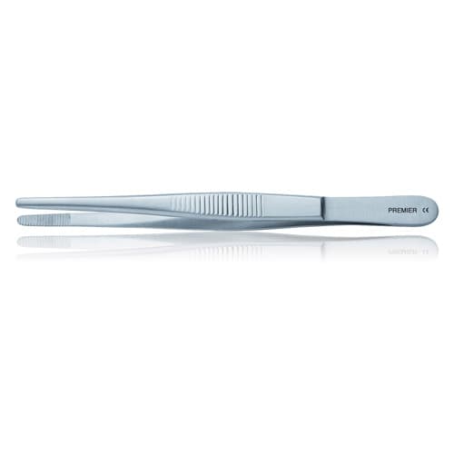 Premier Dental Products Dressing Pliers, 4 1/2", Serrated, Non-Locking, Stainless Steel, Single, 828844 thumbnail 3