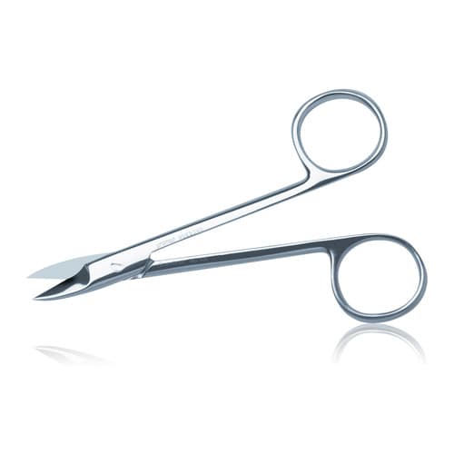 Premier Dental Crown and Collar Scissors, Straight/Sharp, 4", Stainless Steel, Each, 01KEZKNM9D4E822PG73MRKFGGC thumbnail 4