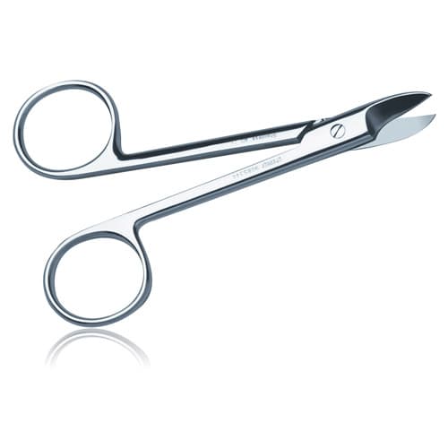 Premier Crown and Collar Scissors, Curved/Sharp, 4" (10.2 cm), Stainless Steel, 1/Pk, #9085344 thumbnail 5