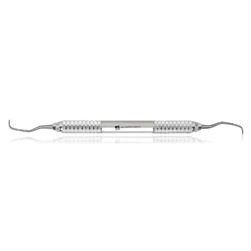 J&J Instruments Silk Gracey Curette 13/14, Double End, Stainless Steel, 9.5mm Handle, 95-695 thumbnail 3