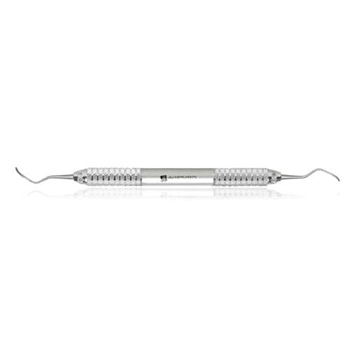 J&J Instruments Silk Columbia Curette #4R/4L, Double-End, 9.5mm Handle, Stainless Steel, 95-741 thumbnail 3
