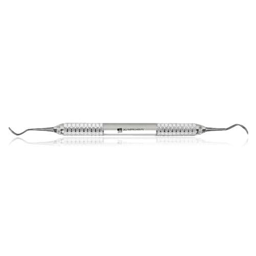 J&J Instruments Silk Columbia Curette 13/14, Double End, 9.5mm Handle, 95-742 thumbnail 3