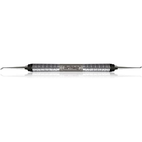 Hu-Friedy Cleoid-Discoid Carver, Double-Ended, 4/5, #7 Satin Steel Colours Handle, CD4/57 thumbnail 3