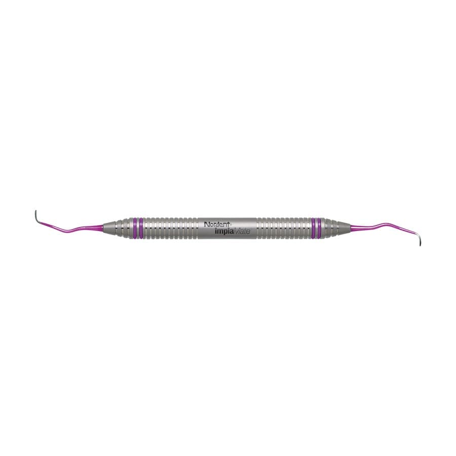 Nordent ImplaMate Implant Scaler DE Titanium Langer #1-2 Micro Mini DuraLite ColorRings CEISLN1-2MM thumbnail 4