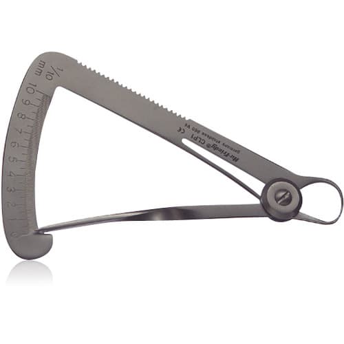 Hu-Friedy Iwanson Spring Caliper for Metal, Pointed, 0-10 mm, CLP1, Each thumbnail 3