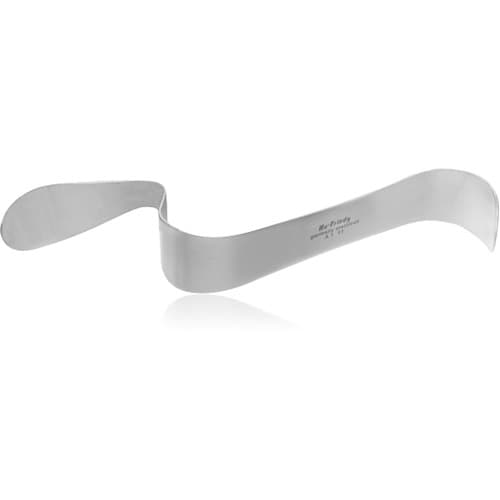 Hu-Friedy Bishop Cheek Retractor, Silver, Surgical Grade Stainless Steel, 5.3" thumbnail 5