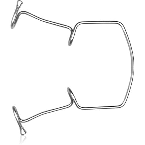 Hu-Friedy Orringer #3 Cheek Retractor, Large, Metal, Silver, CRO3 thumbnail 3