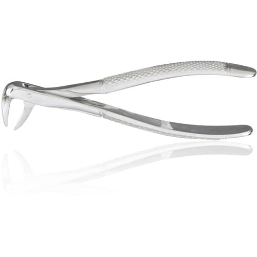 Miltex Extracting Forceps #74N, English Pattern, 4-1/2", Petite, Lower Root, Narrow Beak, Stainless Steel, DEF74N thumbnail 3