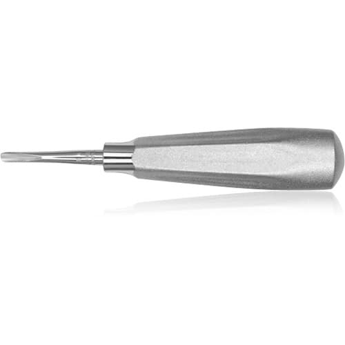 Hu-Friedy #1 Heidbrink Straight Elevator, E1, 4.3mm Tip, #510 Large Tapered Hexagon Handle, Single End, 1/Pkg thumbnail 4