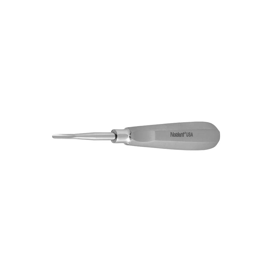 Nordent Heidbrink #41 Titanium-Nitride Coated Surgical Elevator, Straight, Single-Ended, 3.7 mm Blade, E41T thumbnail 2