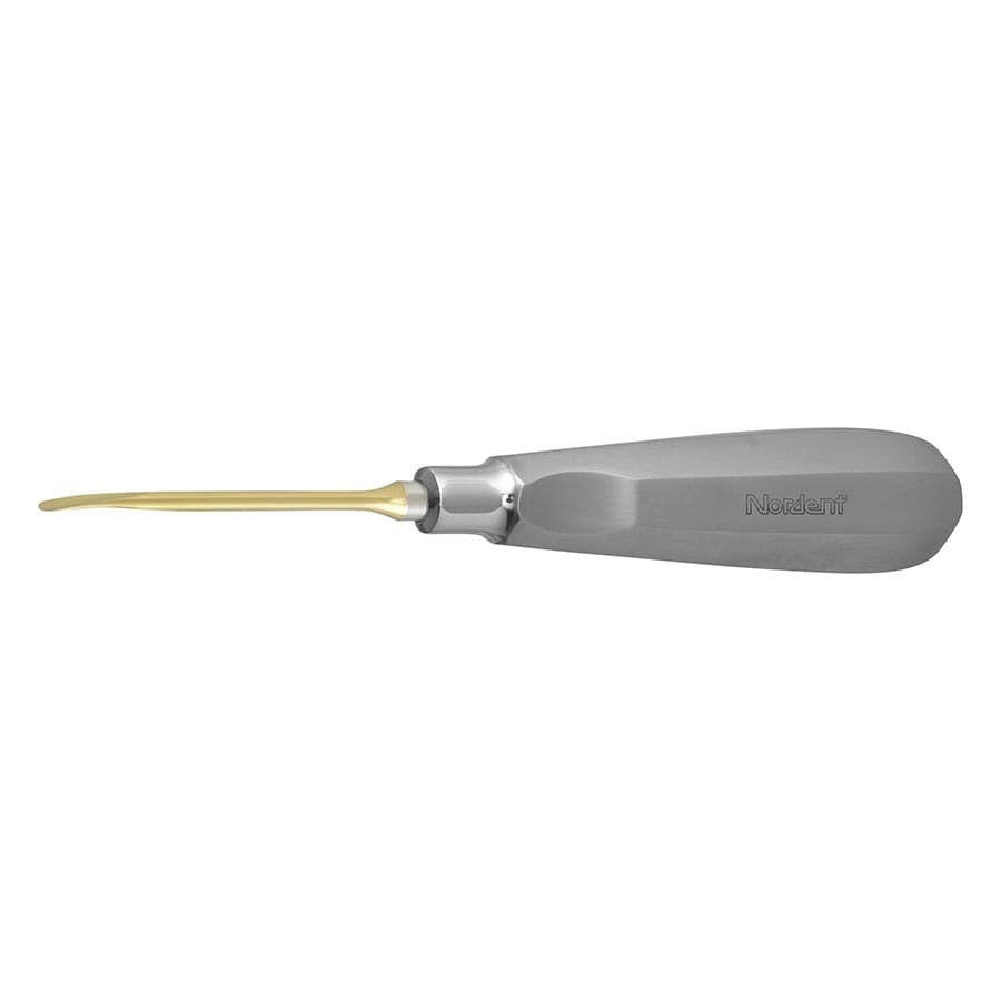 Nordent Luxating Elevator, #3CT, Curved, 3 mm, Titanium Nitride Coated, Stainless Steel Handle, 1/Pk, ELX3CT thumbnail 5