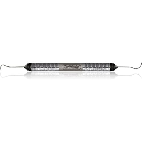 Hu-Friedy #3CH Cowhorn Double-Ended Explorer with #7 Satin Steel Colours Handle, EXD3CH7 thumbnail 3