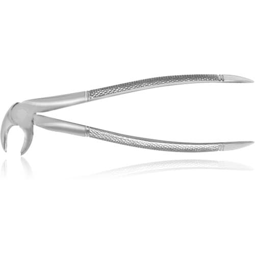 Hu-Friedy Extraction Forceps #22, European Style, Serrated, Lower Molars, Stainless Steel, FX22 thumbnail 4