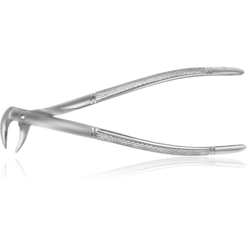 Hu-Friedy Forceps #74N European Style, Serrated, Narrow Beaks, Lower Roots, Stainless Steel, FX74N thumbnail 5