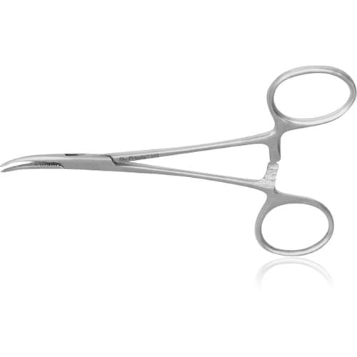 Hu-Friedy Halsted-Mosquito Hemostat, Curved, #3, 4-3/4", H3 thumbnail 6