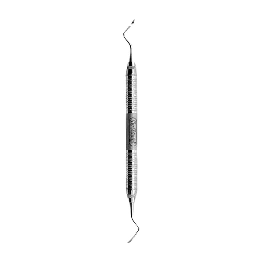 Hu-Friedy Hoexter #1 Periodontal Surgical Curette, #6 Satin Steel Handle, HOEXTER1 thumbnail 4