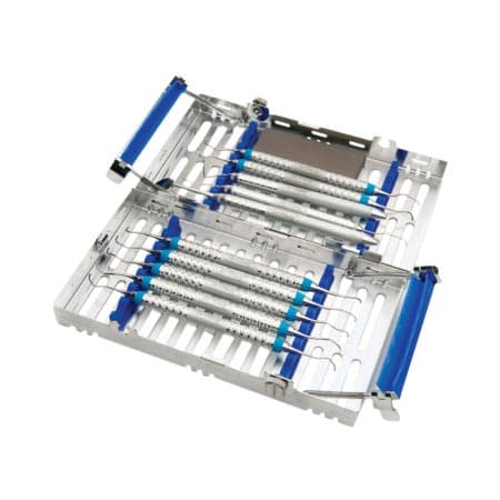 Hu-Friedy IMS Signature Series Collection Perio Standard Set-Up, Blue Double-Decker 14-Instrument Cassette with Instruments thumbnail 4