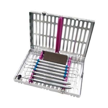Hu-Friedy IMS Signature Series Collection Prophy Standard Set-Up, Purple, 10-Instrument Cassette, IMPROPHY thumbnail 4