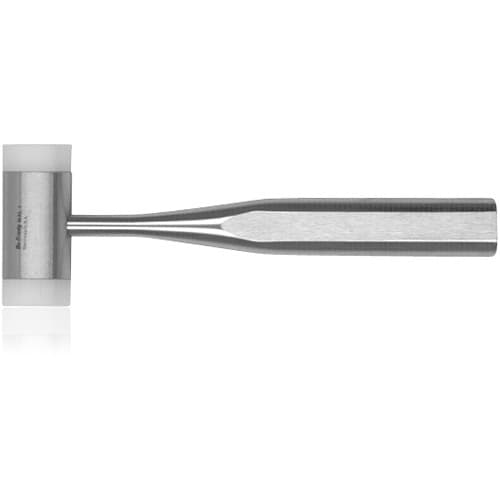 Hu-Friedy Mead Immunity Mallet #1, Stainless Steel with Nylon Facings, 7.5 in (19cm), MAL1 thumbnail 4
