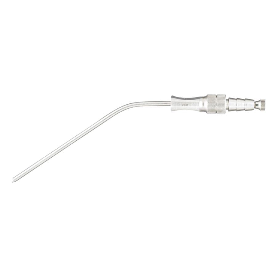 Integra Miltex MH Frazier Suction Tube, 8FR Angled, Stainless Steel, Sterile, Each, MH19-573 thumbnail 8