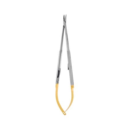Hu-Friedy Castroviejo Round Handle Curved Needle Holder, Perma Sharp, 7", 585998 thumbnail 4