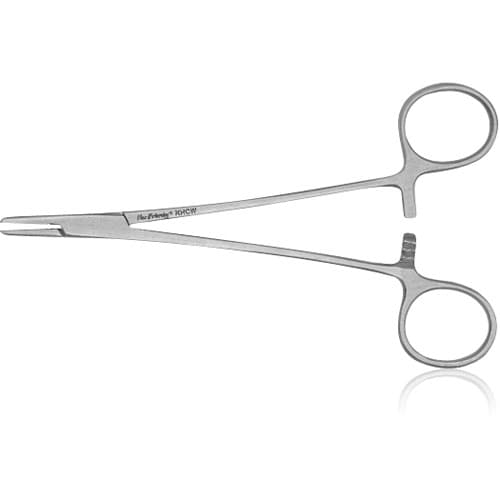 Hu-Friedy Crile-Wood Needle Holder, 15 cm (6"), Grooved, Tungsten Carbide, Serrated, NHCW thumbnail 5