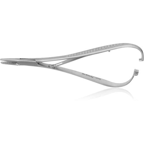 Hu-Friedy Mathieu Needle Holder, 14 cm (5.5"), Tungsten Carbide, Serrated, Single Instrument, NHM thumbnail 4