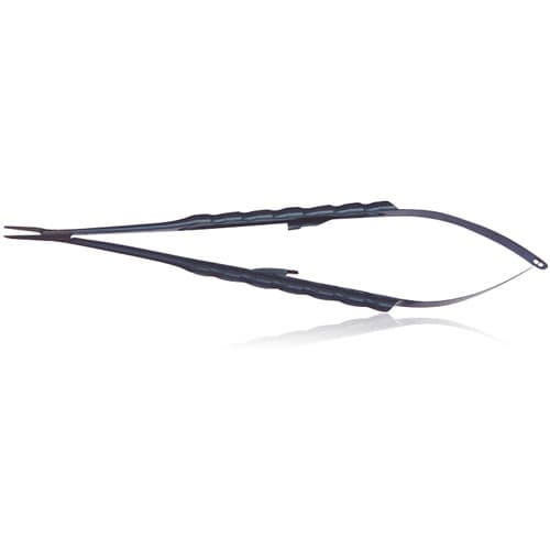 Hu-Friedy Titanium Microsurgical Needle Holder, Castroviejo 18cm/7" Straight, Diamond Dusted, Single thumbnail 4