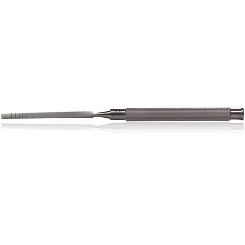 Hu-Friedy Osteotome 4mm Straight with #524 Round Handle, 7-10-13-15-18mm Markings thumbnail 4