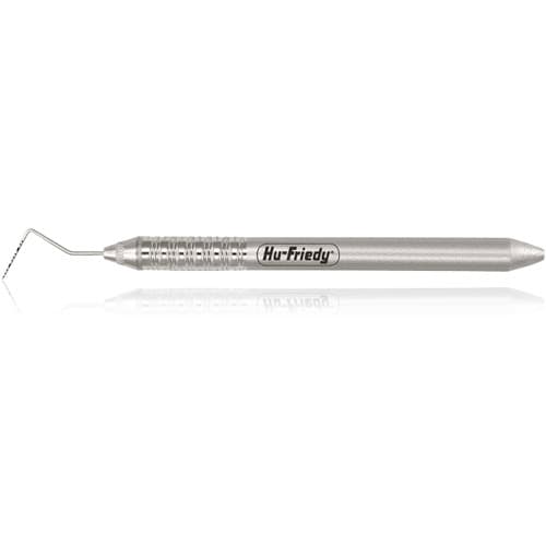 Hu-Friedy Qulix Color-Coded Periodontal Probe, UNC-15 (1-15), Single-End, #6 Satin Steel Handle, PCPUNC156 thumbnail 10