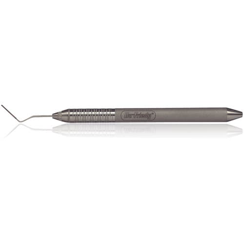 Hu-Friedy Goldman-Fox Probe, Single-End, Flat, #6 Satin Steel Handle, 1-2-3-5-7-8-9-10 Markings, PGF6 thumbnail 3