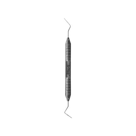 Hu-Friedy Goldman-Fox/Williams Double-End Probe with Markings (1-2-3-5-7-8-9-10), #6 Satin Steel Handle, PGF/W6 thumbnail 3