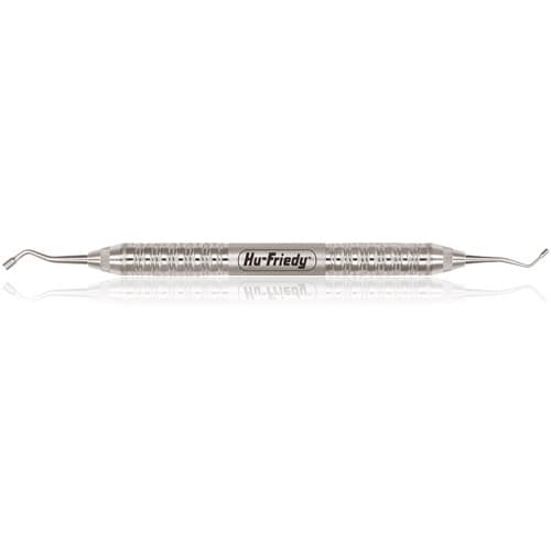Hu-Friedy #1/2 Double-End Serrated Amalgam Plugger/Condenser, Black, #6 Satin Steel Handle, PLG1/26 thumbnail 3