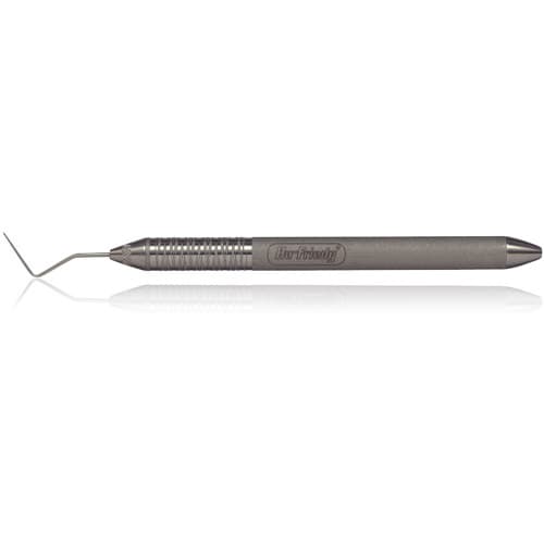 Hu-Friedy Thin Williams Periodontal Probe, Single-End, #6 Satin Steel Handle, 1-2-3-5-7-8-9-10 Markings thumbnail 3