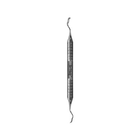 Hu-Friedy Buser Modified Chisel PJO/2 & PJO/3 Combined 13KL, #6 Satin Steel Handle, Double-End, PPBUSE2/36 thumbnail 3