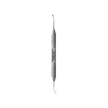 Hu-Friedy PH2MBH/PFI Combined Periosteal Elevator, Double-Ended, #6 Satin Steel Handle, Part No. 533017 thumbnail 2