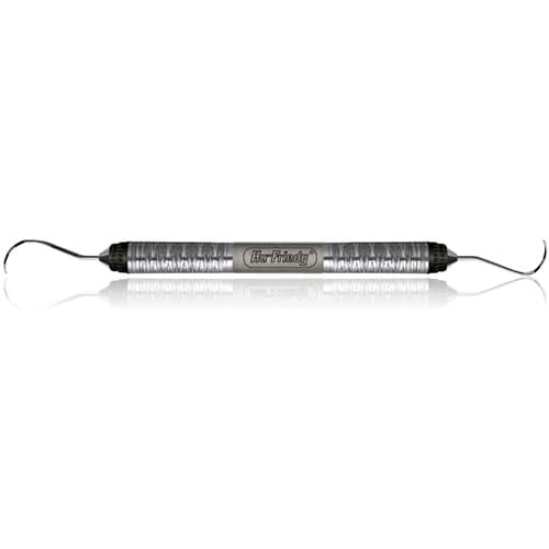 Hu-Friedy Qulix Color-Coded Nabers Probe, Double-Ended, #2N, 3-6-9-12 Markings, #7 Satin Steel Colours Handle thumbnail 3