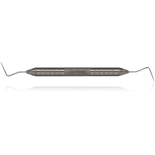 Hu-Friedy Williams Double-Ended Offset Probe, #6 Satin Steel Handle, 1-2-3-5-7-8-9-10 Markings thumbnail 3