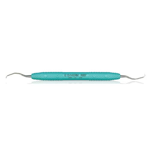 PDT Amazing Gracey 13/14 Extended Reach Mini Curette, Double End, Caribbean Green Resin Handle, R007 thumbnail 6