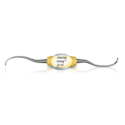 PDT Amazing Gracey 15/16 Rigid Curette, Double-Ended, Yellow, R030R thumbnail 6