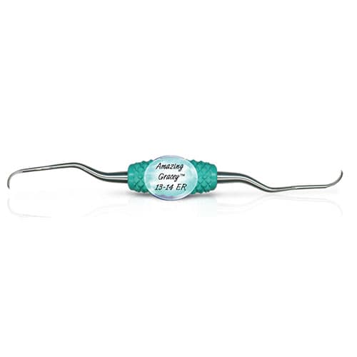 PDT Cruise Gracey 13-14 Extended Reach Rigid Curette, Caribbean Green Handle, R043R thumbnail 5