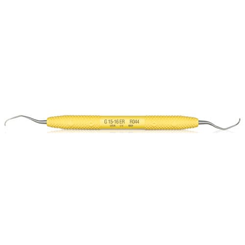 PDT Cruise Gracey 15-16 Extended Reach Curette, Double-Ended, Sunshine Yellow Handle, R044 thumbnail 5