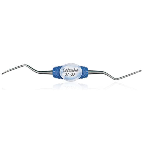 PDT Columbia 2L/2R Universal Curette, Double End, Blue Handle, R066 thumbnail 5