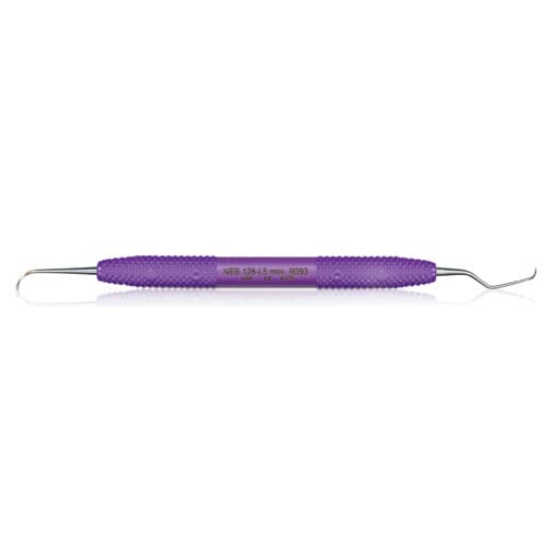 PDT Cruise Anterior Scaler Nebraska N128-L5 Mini, Double-Ended, Purple Resin Handle, R093 thumbnail 5