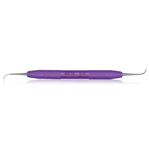 PDT Cruise Line Nebraska 128 Double-Ended Sickle Scaler, Anterior, Passionate Purple, 6.5" (R114) thumbnail 6