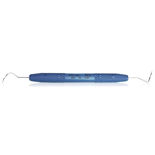 PDT ACE Furcation Probe 12 Short, Double End, 3-6-9-12mm Markings, Pacific Blue Resin Handle, R216 thumbnail 3