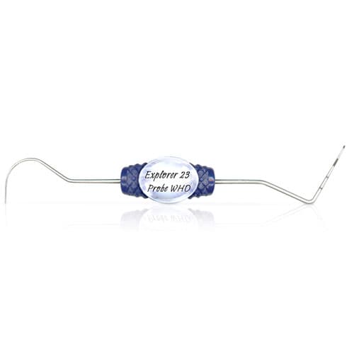PDT Explorer 23/Probe WHO Double-Ended Instrument, Pacific Blue Resin Handle, R225 thumbnail 4